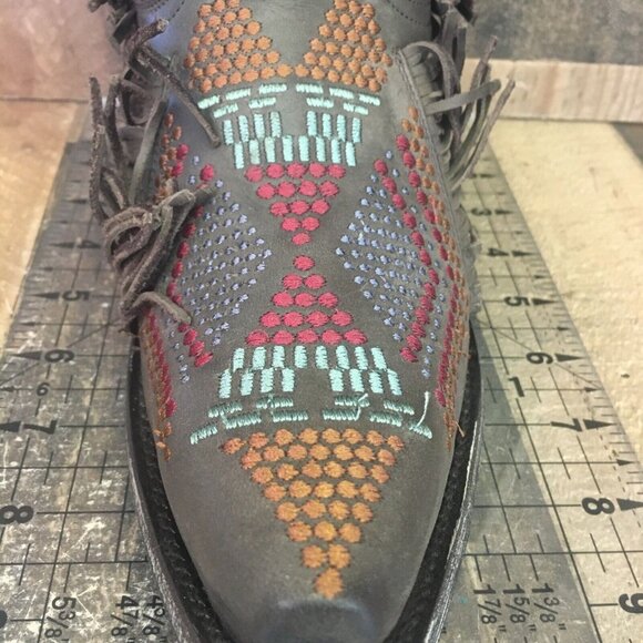 Old Gringo Tribu YL265-3 Cowboy Boots Womens 7 B - Picture 7 of 12